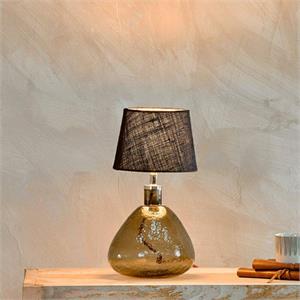 Nkuku Baba Green Smoke Glass Lamp Base